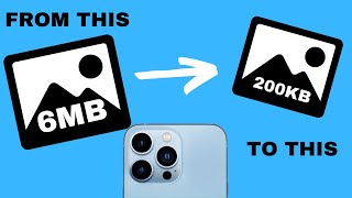 How to compress photo size in iphone mobile  2022 [upl. by O'Kelly]