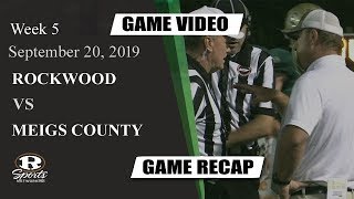 RHS Tiger Football  Rockwood Vs Meigs County Week 5 Game 9202019 [upl. by Halian]