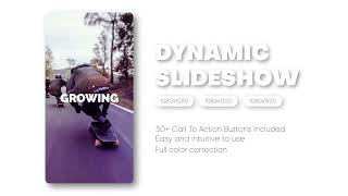 Dynamic Vertical Slideshow  Instagram Reels TikTok Post Short Stories  After Effects Template [upl. by Analim]