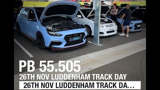 Luddenham Raceway  i30N PB for the Day  26th November 2022 [upl. by Nerrual]