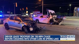 150mph chase that ended in 4car crash in Cumberland County [upl. by Madda]