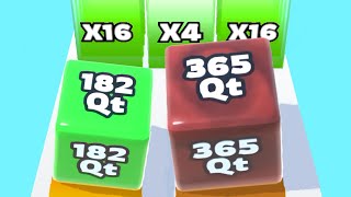 JELLY RUN 2048 — quotСOFFEEquot 365 QUATTUORDECILLION CUBE 45 zeros [upl. by Eleni]