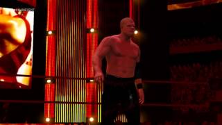 WWE 2K15 Unmasked Kane dlc Entrance [upl. by Assirok]