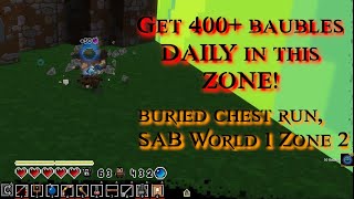 GW2 SAB W1Z2 Buried Chest Run  Blish Mod [upl. by Wittie]