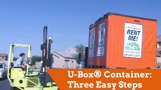 UBox® Portable Storage Three Easy Steps [upl. by Divadleahcim]