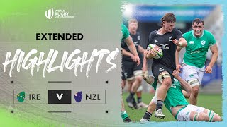 FLAWLESS New Zealand  Ireland v New Zealand  World Rugby U20 Championship 2024 Extended Highlights [upl. by Clarie]