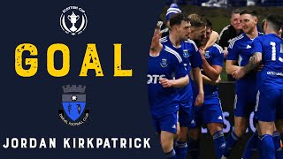 GOAL  Jordan Kirkpatrick  Darvel v Aberdeen  Scottish Cup Fourth Round [upl. by Miun]