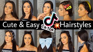 PROVOJ 10 STILIMET ME VIRALE NGA TIKTOK  Easy Summer Hairstyles 2021 [upl. by Elli79]