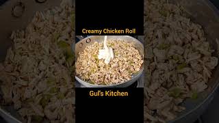 Creamy Chicken Roll Recipe trending shorts chicken rolls [upl. by Norej]