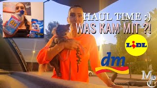 Haul  Vlog  Lidl  dm  Aldi  Was durfte mit und warum  Miranda Carat [upl. by Idnek]