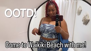 AM I MOVING TO HAWAII  COME TO WAIKIKI BEACH WITH ME VLOG [upl. by Aihsakal]