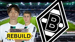 Rebuilding Borussia MGladbach  FM23 Rebuild  Football Manager 2023 [upl. by Ahsilram470]