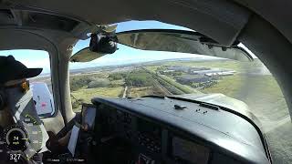 Piper Tomahawk Landing at CZBB [upl. by Nwahsyd851]