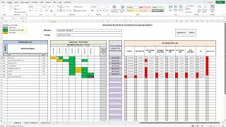 Drawing Registry amp Distribution Management Excel Template Demo Video [upl. by Thorfinn2]