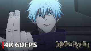 Gojo vs Jogo and Hanami  Full Fight  Jujutsu Kaisen Season 2 Episode 9  4K 60FPS  Eng Sub [upl. by Joellen]