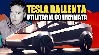 Tesla rallenta ma conferma Model 2 o Q è unutilitaria [upl. by Leahcimauhsoj]