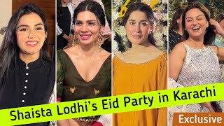 Shaista Lodhi’s Eid Party with Female celebrities  Sara Loren  Javeria Saud [upl. by Blanding]