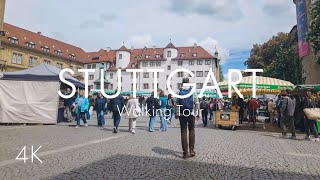 Stuttgart  City Center  Walking Tour  4K [upl. by Kate]