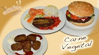 ♥ Receta CARNE VEGETAL DE LENTEJAS ♥ [upl. by Ellimahs327]