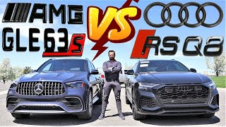 2024 Mercedes AMG GLE 63 S VS 2023 Audi RS Q8 Which Super SUV Is Best [upl. by Brandice]