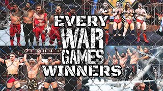 All WWE War Games Winners 20172023  By Wrestling Shorts [upl. by Siuqcram]