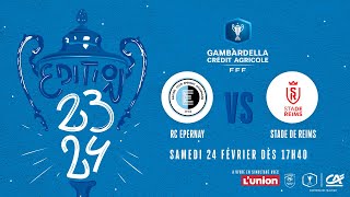 En direct  RC Épernay  Stade de Reims  8ES de finale de la Coupe Gambardella Crédit Agricole [upl. by Rem]