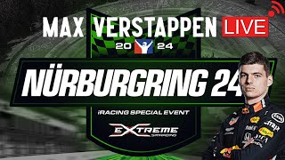 Max Verstappen iRacing 24hr Nurburgring  LIVE Onboard [upl. by Peacock]