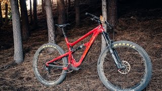 Riding the 2016 Santa Cruz Hightower 29 275 Mountain Bike [upl. by Aland930]