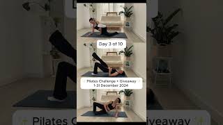 🎉 Day 3 of 10Day Pilates Challenge  Giveaway  Lower Body Pilates [upl. by Colvin]