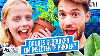 PLANTEN met DRONE beschermen Anna 11 jaar wordt PLANTENKWEKER [upl. by Ruthie]