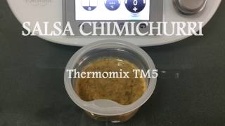 SALSA CHIMICHURRI THERMOMIX [upl. by Aynad]