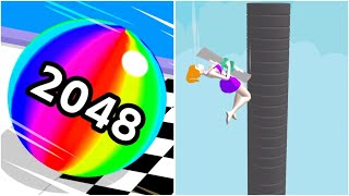 Ball Run 2048 vs Master Slicer Android iOS Gameplay Mobile Ep326 [upl. by Bettina724]