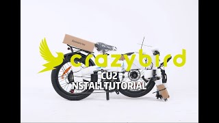 Crazybird CU2 Tutoriel dinstallation guide crazybird veloelectrique [upl. by Ydnec]