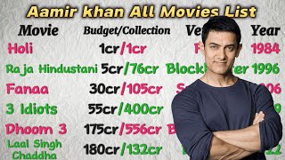 Aamir Khan All Movies List [upl. by Herwig]