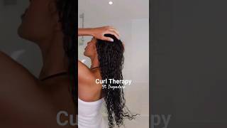 CURL THERAPY for damaged hair SHORTS CURLYHAIRROUTINE [upl. by Ynnob]