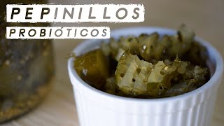 Pepinillos probióticos en salmuera Probiotic pickles sin música [upl. by Stickney]