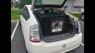 Kicker Solo x 18quot In A Prius [upl. by Chelsae703]