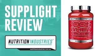 Scitec Nutrition 100 Whey Protein Professional Review  Nutrition Industries [upl. by Paddie]