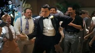 Leonardo DiCaprio Dancing  The Wolf of Wall Street [upl. by Ardnuas]