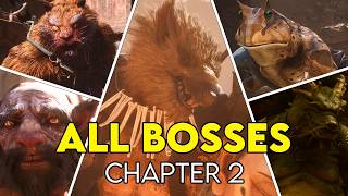 All Chapter 2 Boss Fights in Black Myth Wukong Kings Chiefs amp Secret [upl. by Sauder]