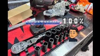 SOCKET SERIES  EPISODE 2 GENIUS TOOLS 12quot Dr Metric SemiDeep Thin Wall Impact Socket Set DI415M [upl. by Ennairod890]