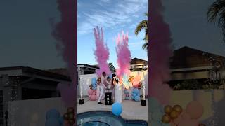 Beautiful Tnt Powder Blasters gender reveal show💕✨🎉 genderrevealideas [upl. by Aiekan]