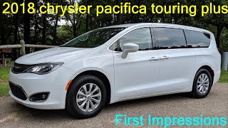 2018 Chrysler Pacifica Touring Plus Review and First Look [upl. by Memberg487]