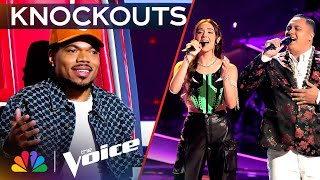 Maddi Jane and Kamalei Kawaa Give Equally ENERGETIC and EXPLOSIVE Performances  Voice Knockouts [upl. by Katusha930]