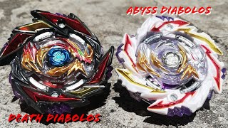 Death Diabolos amp Abyss Diabolos Review  Flame brand  Beyblade Burst Sparking  ベイブレードバースト [upl. by Yasibit]