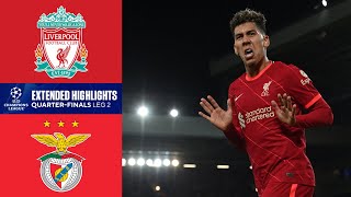 Liverpool vs Benfica Extended Highlights  UCL QuarterFinals  Leg 2  CBS Sports Golazo [upl. by Otti]