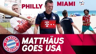 USA we are coming  Lothar Matthäus in Philadelphia amp Miami  Audi Summer Tour 2018 [upl. by Eitsirc]