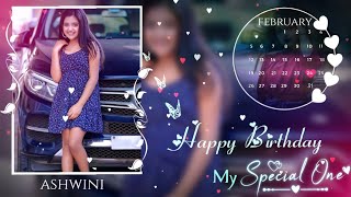 Customize Birthday Calendar 📅 Photo Editing  Birthday Frame Photo Editing  xtiloeditz4K [upl. by Ianahs643]