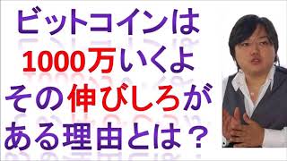 与沢翼 「ビットコインは1000万いくよ！その伸びしろがある理由」 [upl. by Turne]