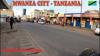 Road tour from Downtown of Mwanza City to the Hotel  Jordan Mwamlima [upl. by Aroved]